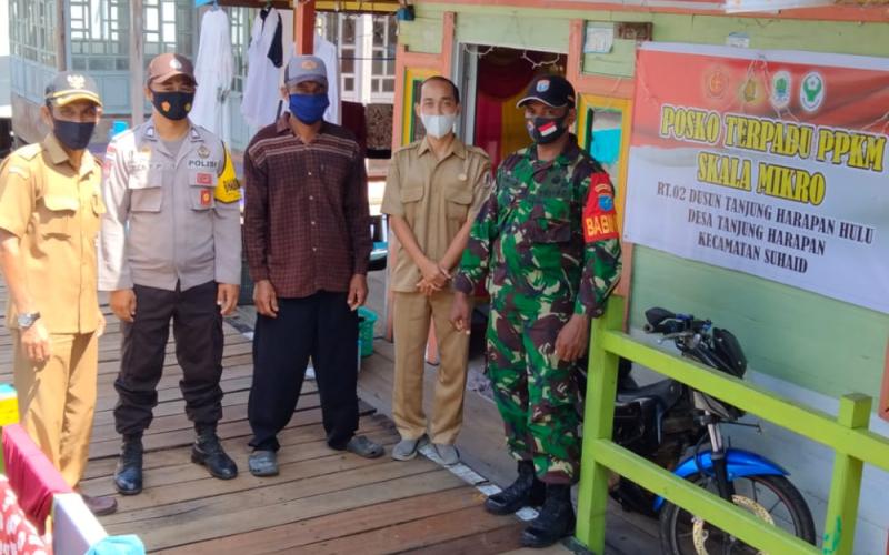 PJ Danramil Koramil 1206-02/Semitau Monitoring Pembagian Bantuan Langsung Tunai Dana Desa 