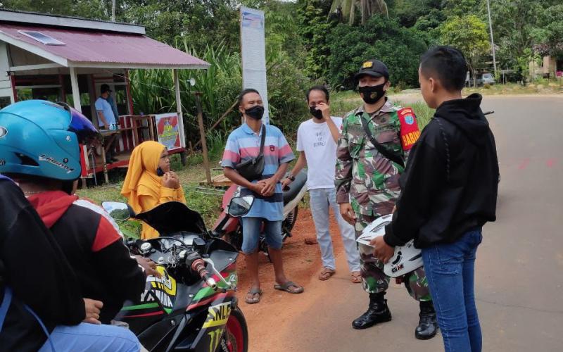 Babinsa Membentuk Pos Penanganan Covid-19 Dan PPKM Bersekala Mikro