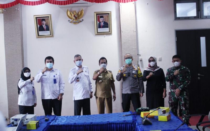 Pemerintah Kabupaten Bengkulu Tengah bersama Forkopimda melaksanakan audiensi kerja dengan Badan Narkotika Nasional Provinsi (BNNP) Bengkulu. Bertempat di Ruang Rapat Bupati.