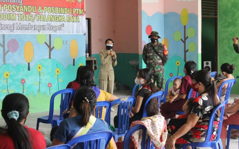 Satgas TMMD Sosialisasikan Pencegahan Stunting