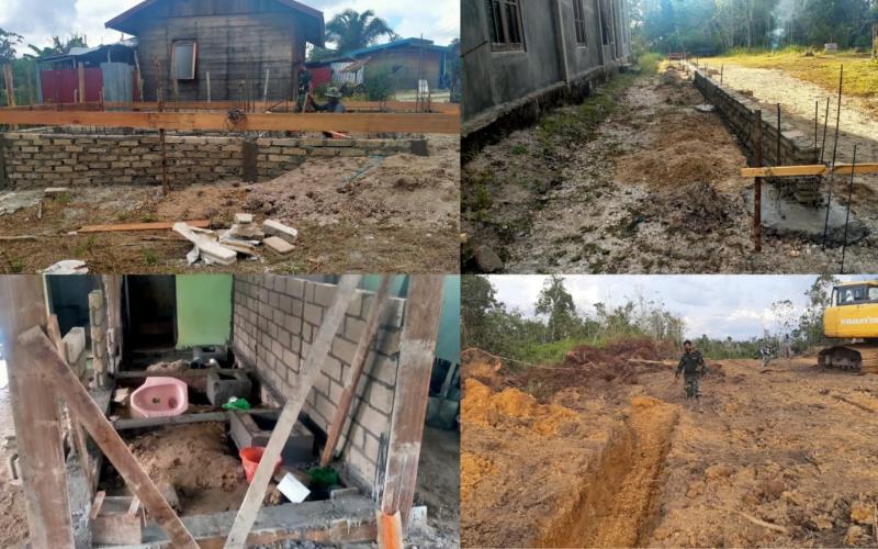 Pencapaian Hari Ke Empat TMMD Reguler ke 112 Kodim 1016/Palangka Raya