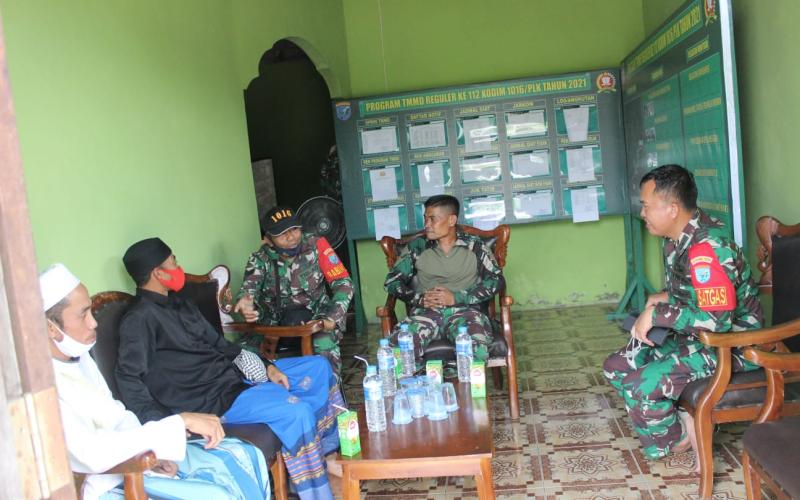 Pengurus Masjid Al Ikhlas Sampaikan Terima Kasih Untuk Satgas TMMD