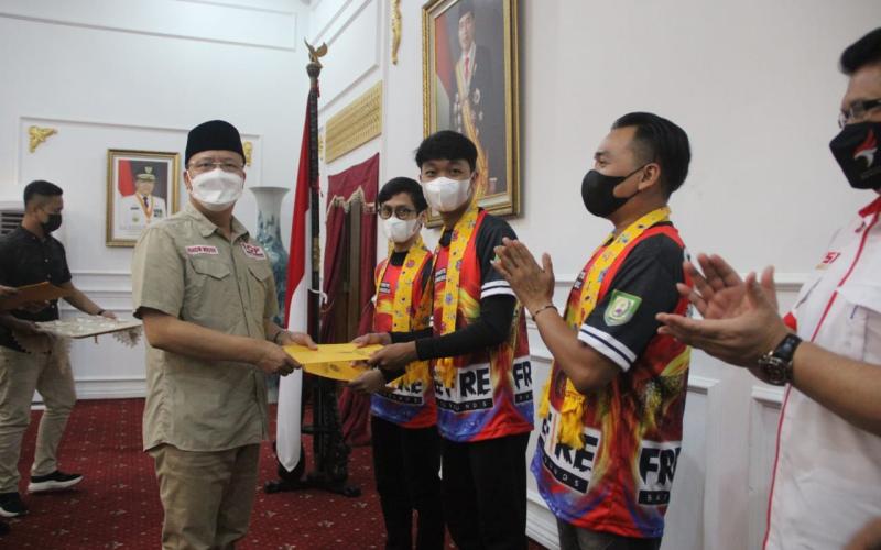 Pelepasan Atlet FreeFire Esport Bengkulu Pada PON XX di Papua 2021