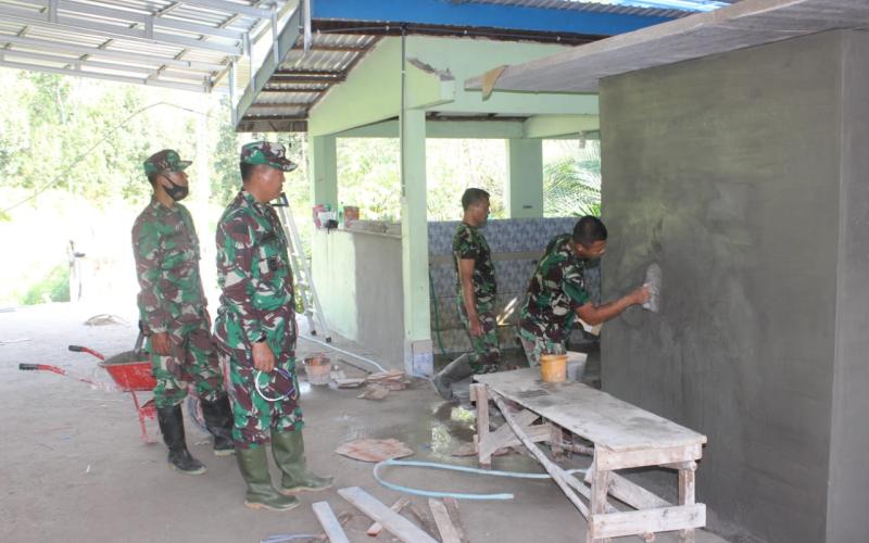 Dansatgas TMMD Ke 112 Tinjau Progres Sasaran Fisik
