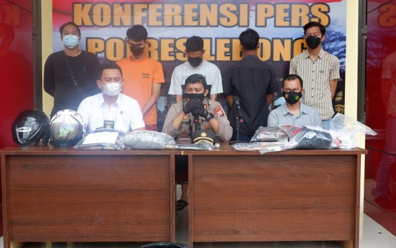Tempo kurang 12 Jam, Polres Lebong Tangkap 3 Pelaku Pencurian Minimarket