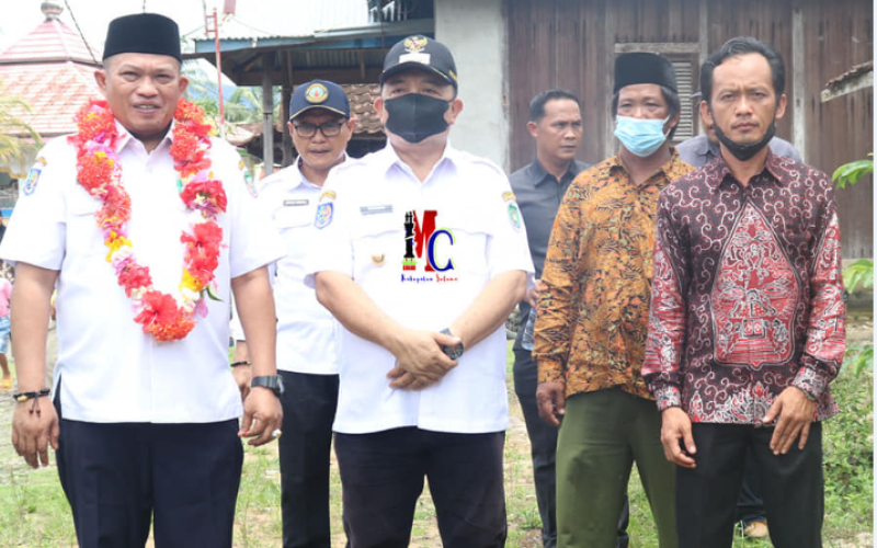 Pemasangan Pengeng Program Bantuan Rumah Swadaya Tahun 2021