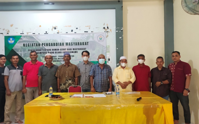 Dosen Prodi Arsitektur Unimal Gelar Penyuluhan Tentang Rumah Sehat Bagi Masyarakat Gampong Ujong Blang Lhokseumawe