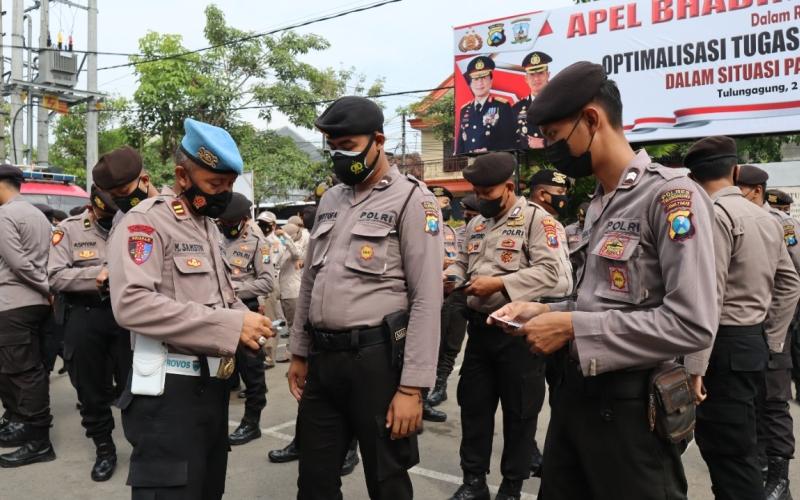 Tingkatkan Disiplin Anggota, Si Propam Polres Tulungagung Gelar Gaktibplin