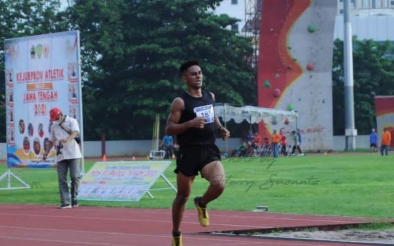 Prajurit Yonif MR 413/Bremoro Kostrad, Raih Juara 3 Lomba Lari 5 Kilometer dalam Kejurprov Atletik Tingkat Jateng
