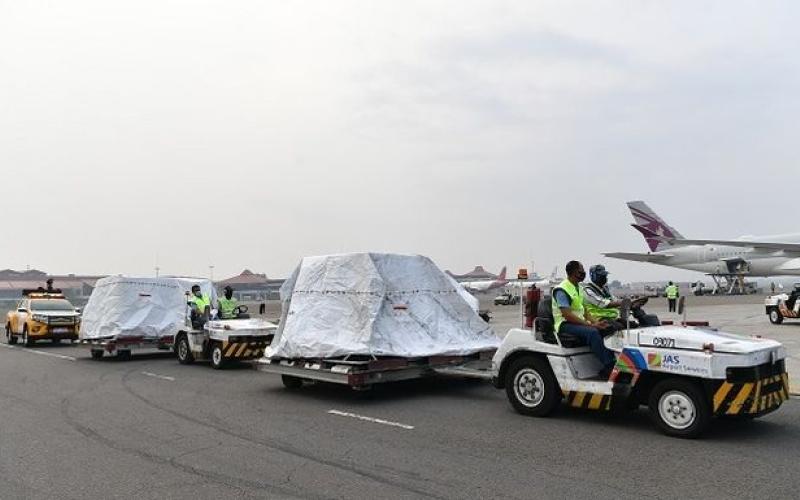 Kedatangan Tahap ke-151, Sebanyak 336.960 Dosis Vaksin Pfizer Langsung Dikirim ke Dinkes Jawa Timur