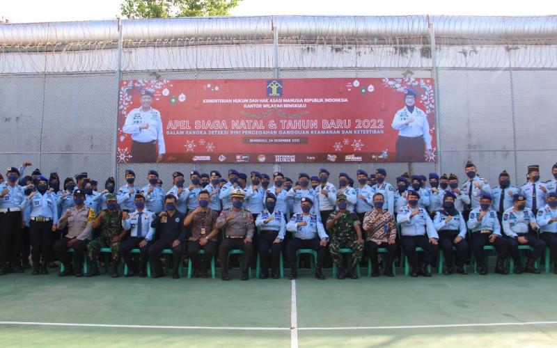 Kakanwil Bengkulu Ingatkan Jajaran Lapas dan Rutan Dalam Pengamanan Nataru