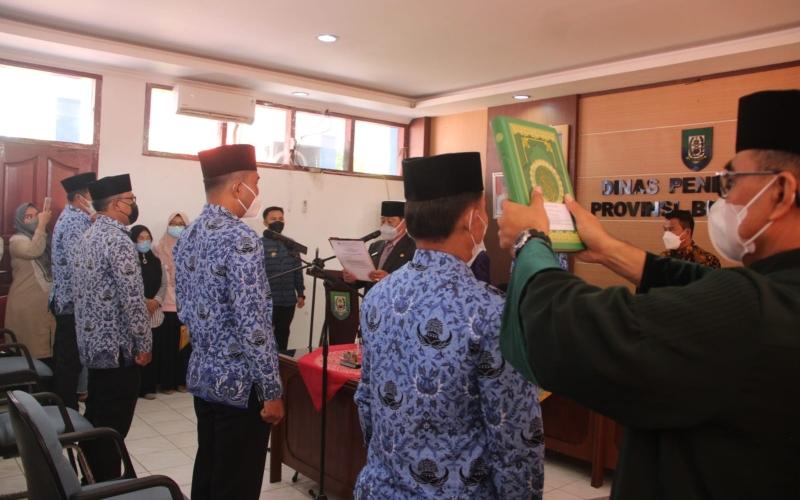 Pengoptimalan Mutu Pendidikan, 99 Kepala SMAN, SMKN & SLBN Bengkulu Dilantik