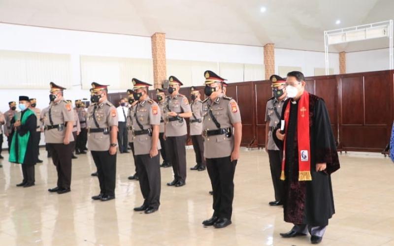 Kapolda Bengkulu Pimpin Sertijab PJU dan Kapolres Jajaran