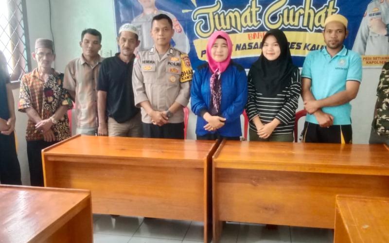 Polsek Nasal Jumat Curhat Bersama Tokoh Masyarakat