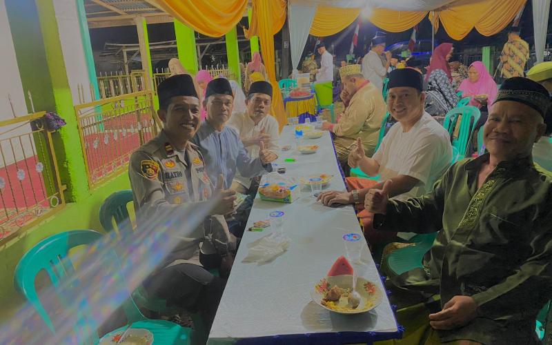 Kapolsek Hadiri Giat Safari Ramadhan di Masjid At Taqwa Desa Lubuk jale