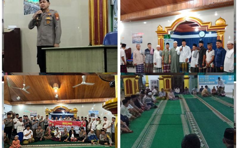 alin Silahturahmi Dengan Masyarakat, Kapolresta Bengkulu Pimpin Langsung Patroli Subuh Keliling 