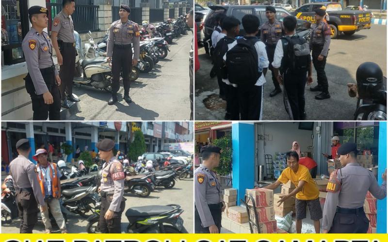 Patroli 11.01, Sat Samapta Polresta Bengkulu Sampaikan Imbaun Kamtibmas 