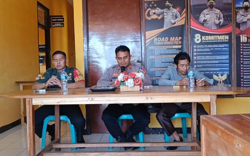 Polsek Lebong Atas Rapat Koordinasi Lintas Sektor Persiapan Sambut Hari Bhayangkara Ke-77