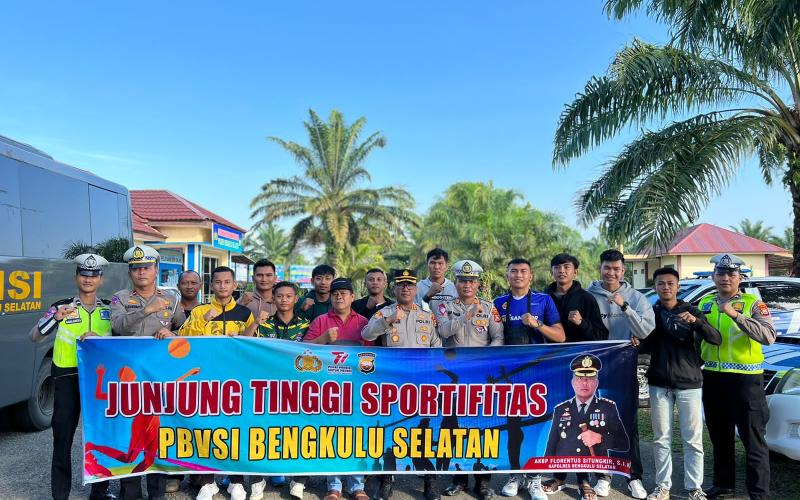 Kapolres BS Lepas Kontingen Tim Voly Putra Mengkuti Kejurda 