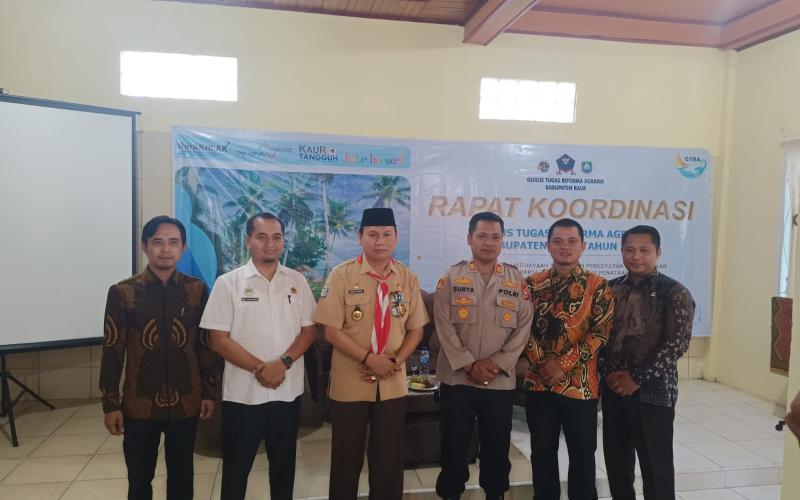 Polres Kaur Hadiri Rapat Koordinasi Gugus Tugas Reforma Agraria Kabupaten Kaur Tahun Anggaran 2023