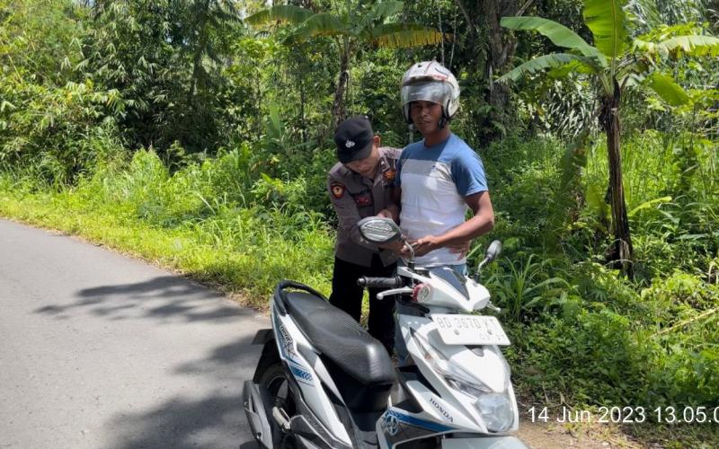Langkah Pencegahan, Polsek Sindang Dataran Rutin Gelar Pemeriksaan Senpi dan Sajam