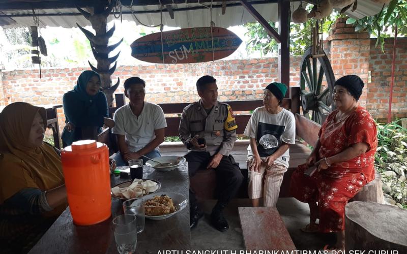 Bhabinkamtibmas Polsek Curup Sambang dan Tatap Muka Bersama Warga Binaannya