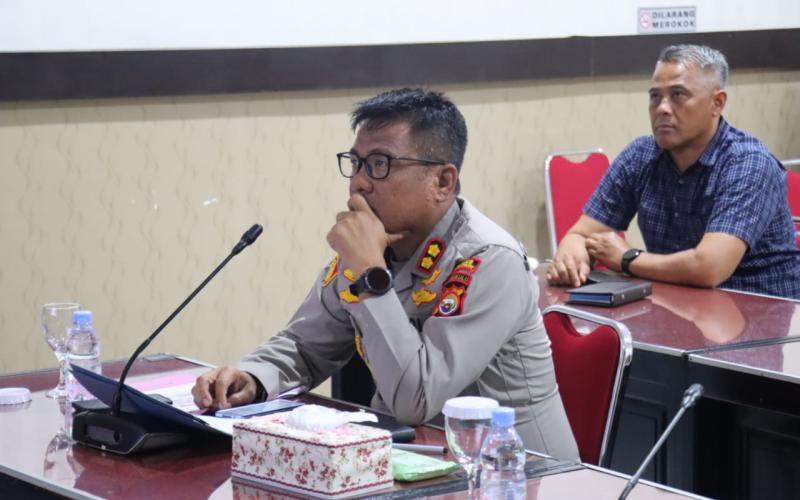 Polres BS Hadiri Rapat Verifikasi Data Gugus Tugas KLA 