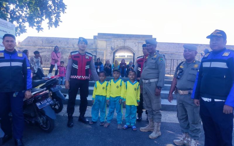 Jelang Pemilu 2024 dan HUt Bhayangkara Ke-77, Polresta Bengkulu Bersama Dishub dan Sat Pol PP Kota Bengkulu Patroli Gabungan 