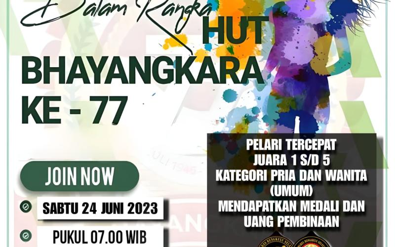 Meriahkan HUT Bhayangkara, Polres BS Gelar Lomba Lari 10 K Berhadiah Fantastis
