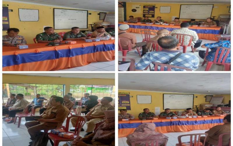 Kapolsek Selebar Bersama Personel Hadiri Rapat Koordinasi Pelaksanaan TMMD di Kelurahan Betungan 