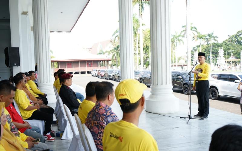 Lepas Chapter Marlborough Bengkulu menuju Palembang, Gubernur Rohidin Ingatkan 3 K