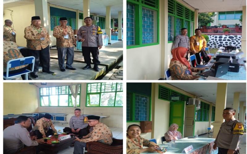 Bhabinkamtibmas Polsek Gading Cempaka Monitoring  PPDB di SMAN 4 Kota Bengkulu