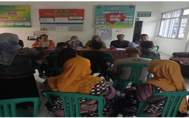 Bhbainkamtibmas Polsek Selebar Hadiri Rapat Pokja KB Kelurahan Sukarami