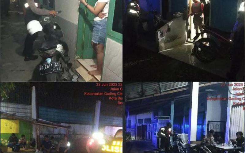 Guna Meminimalisir Tindak Pidana, Personel Sat Samapta Polresta Bengkulu Patroli Mobiling 