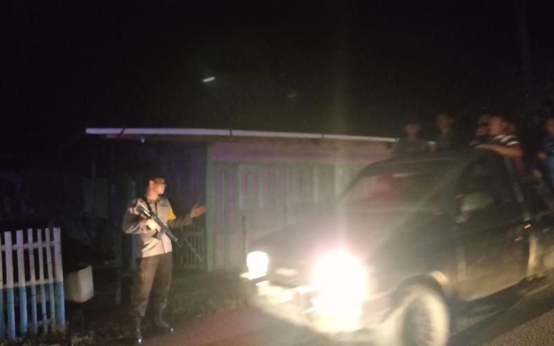 Patroli KRYD, Polsek Muara Sahung Pantau Situasi di Seputaran Wilayah Hukum