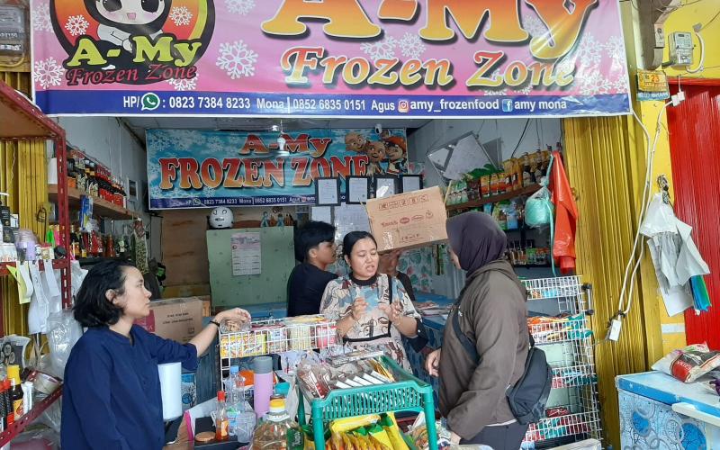 Sambang Tokoh Amy Frozen, Bhabinkamtibmas Samapaikan Imbauan 