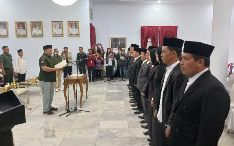 Kapolres Seluma Hadiri Pelantikan dan Pengukuhan PPDI Kabupaten Seluma Periode 2023 - 2028
