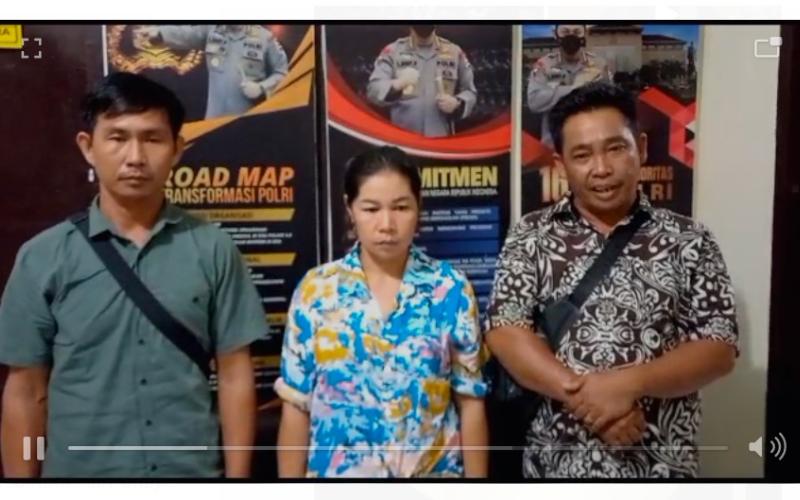 Wanita Asal Kalimantan Tengah Akhirnya Dijemput Suami dan Keluarganya ke Polsek Lebong Selatan