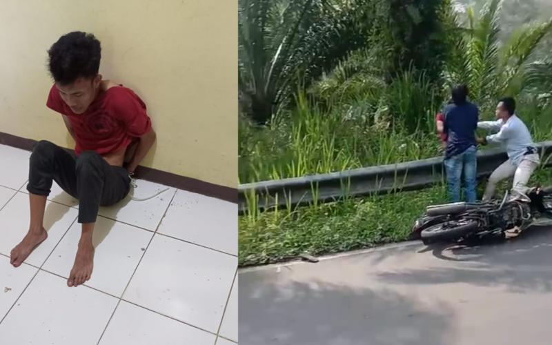 Personel Polsek Sindang Dataran Gagalkan Aksi Begal di Kecamatan Binduriang 
