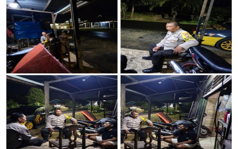 Berikan Rasa Aman, Polsek Muara Bangkahulu Patroli Dialogis di Sekitar Wilayah Hukum 