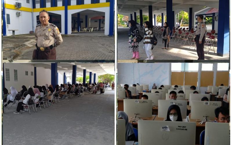 Polsek Muara Bangkahulu Lakukan Pengamanan Ujian SMMPTN di UNIB