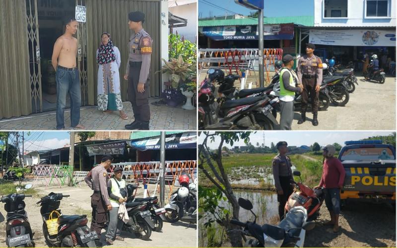 Patroli Mobiling, Sat Samapta Polresta Bengkulu Sambangi Warga Samapaikan Imbaun Kamtibmas