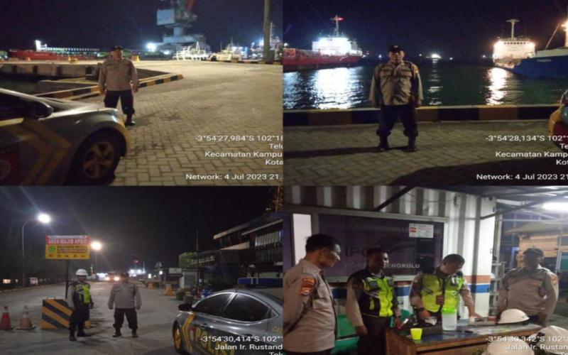 Tingkatkan Kewaspadaan, KSKP Pulau Baai Patroli Malam