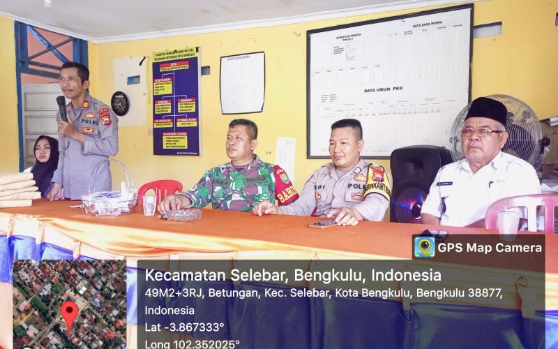 Bhabinkamtibmas Polek Selebar Hadiri Penyuluhan Harkamtibmas Dit Binmas Polda Bengkulu