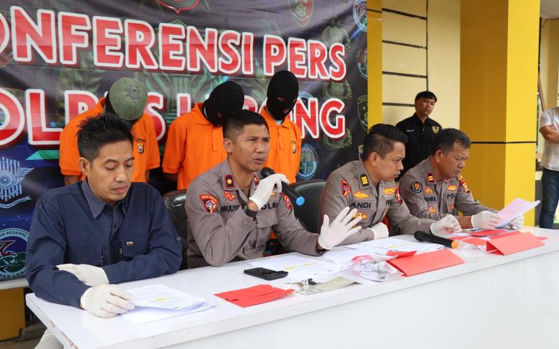Ops Antik Nala, Polres Lebong Tangkap 3 Tersangka Narkoba