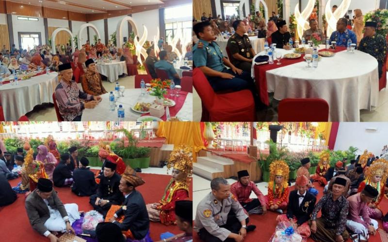 Polsek Ratu Agung Hadiri dan Lakukan Monitoring Kegiatan Pembukaan Nikah Masal