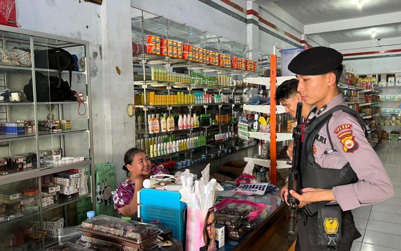 Guna menciptakan Situasi Kamtibmas yang Aman dan Tertib, Polsek Kaur Utara Laksanakan Sambang Kamtibmas 