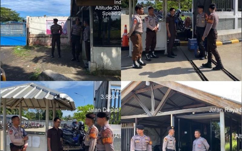 Sat Samapta Polresta Bengkulu, Patroli Mobiling di Kawasan Industri 