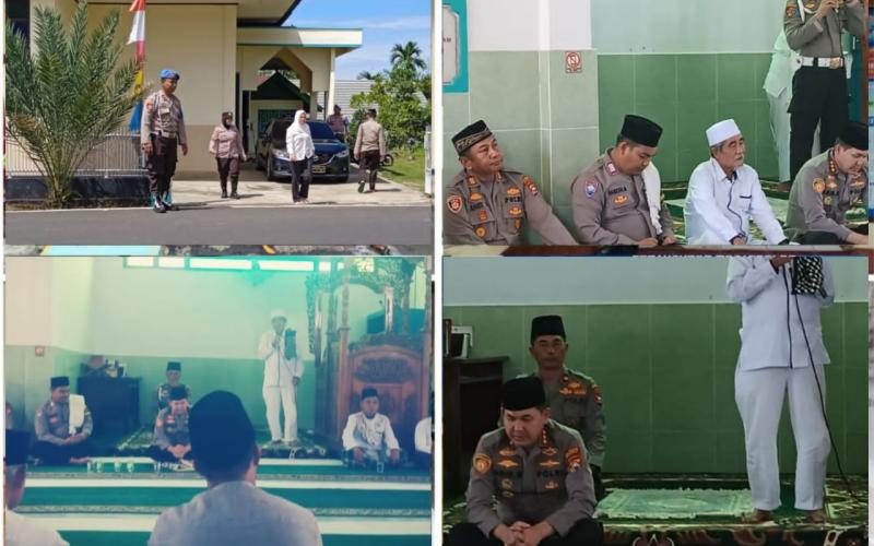 Berikan Rasa Aman, Polsek Muara Bangkahulu Laksanakn Pengamanan Salat Jumat dan Jumat Curhat Bersama Kapolresta