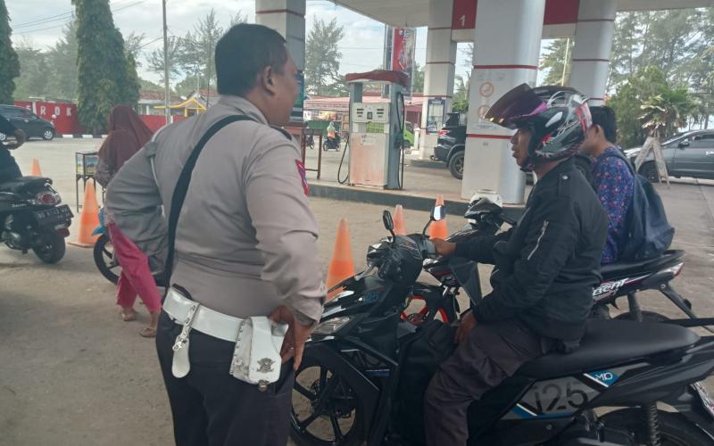 Cegah Tindak Pidana, Sat Lantas Polres Kaur Patroli Dialogis 